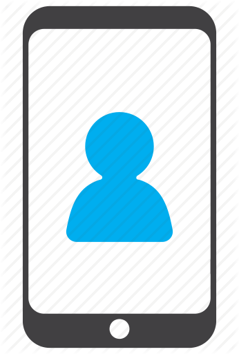 Blue Person Icon On Android