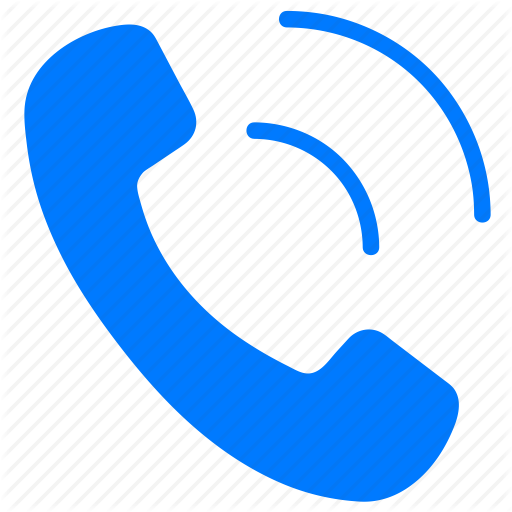 blue phone icon