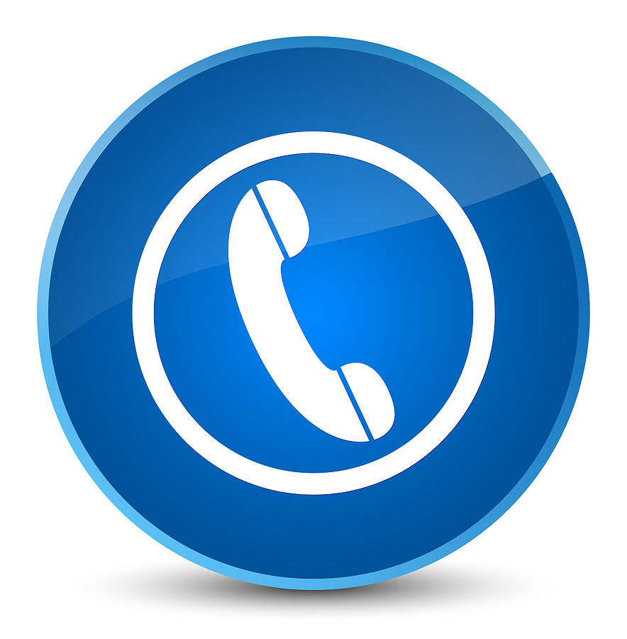 Blue Phone Icon at Vectorified.com | Collection of Blue Phone Icon free ...