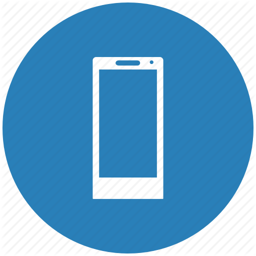blue phone icon