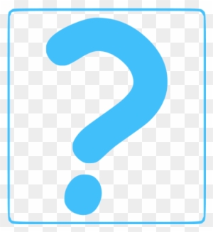 300x327 Caribbean Blue Question Mark Icon