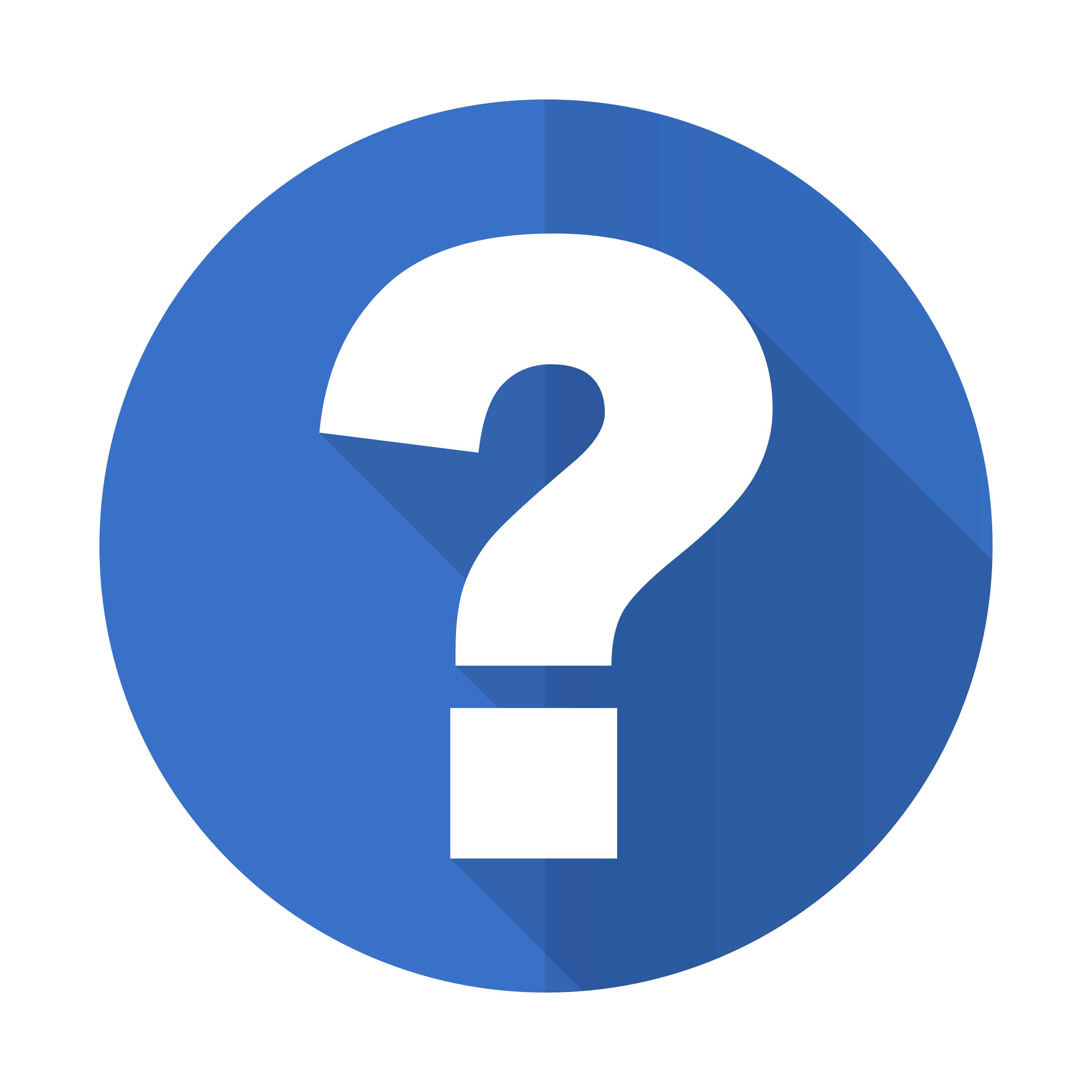 Blue Question Mark Icon at Vectorified.com | Collection of Blue ...