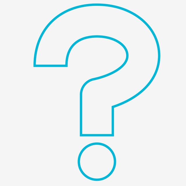 640x640 Blue Question Mark Cartoon Icon, Question Mark, Cartoon Question