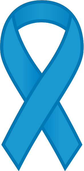 294x600 Light Blue Ribbon Sticker Icon Vector Data