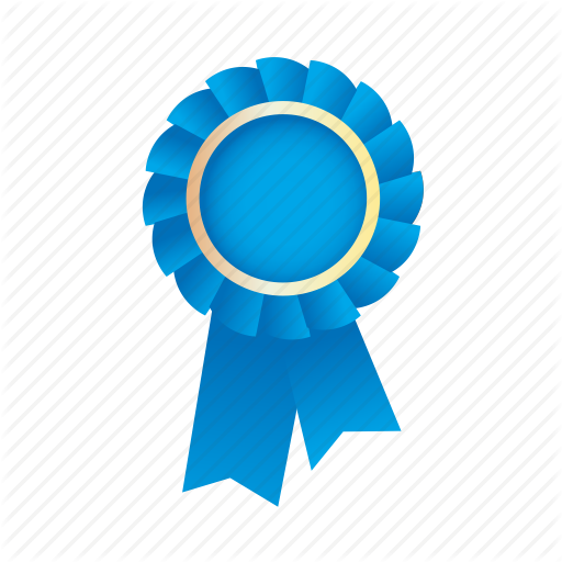 512x512 Award, Badge, Blue, Medal, Prize, Ribbon Icon