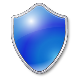 256x256 Antivirus, Blue, Protection, Shield Icon