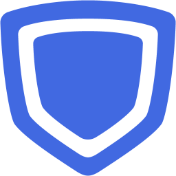 256x256 Royal Blue Shield Icon