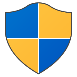 256x256 Storage Location Of Yellow Blue Shield Icon
