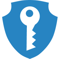 200x200 Icon Blue Shield Key