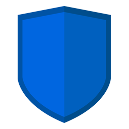256x256 Blue Shield Icon, Security Shield Folder Icon Creativefolders