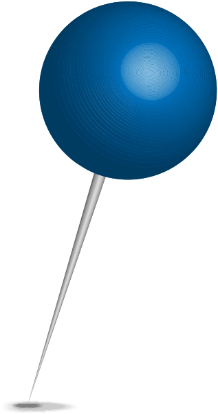 317x600 Location Map Pin Navy Blue Sphere Free Vector Data