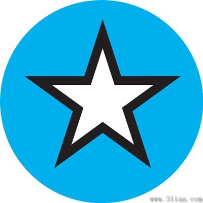 Vector Star Icon On Blue Background Free Vector In Adobe 400x400 Vector Star Icon On Blue Background Free Vector In Adobe