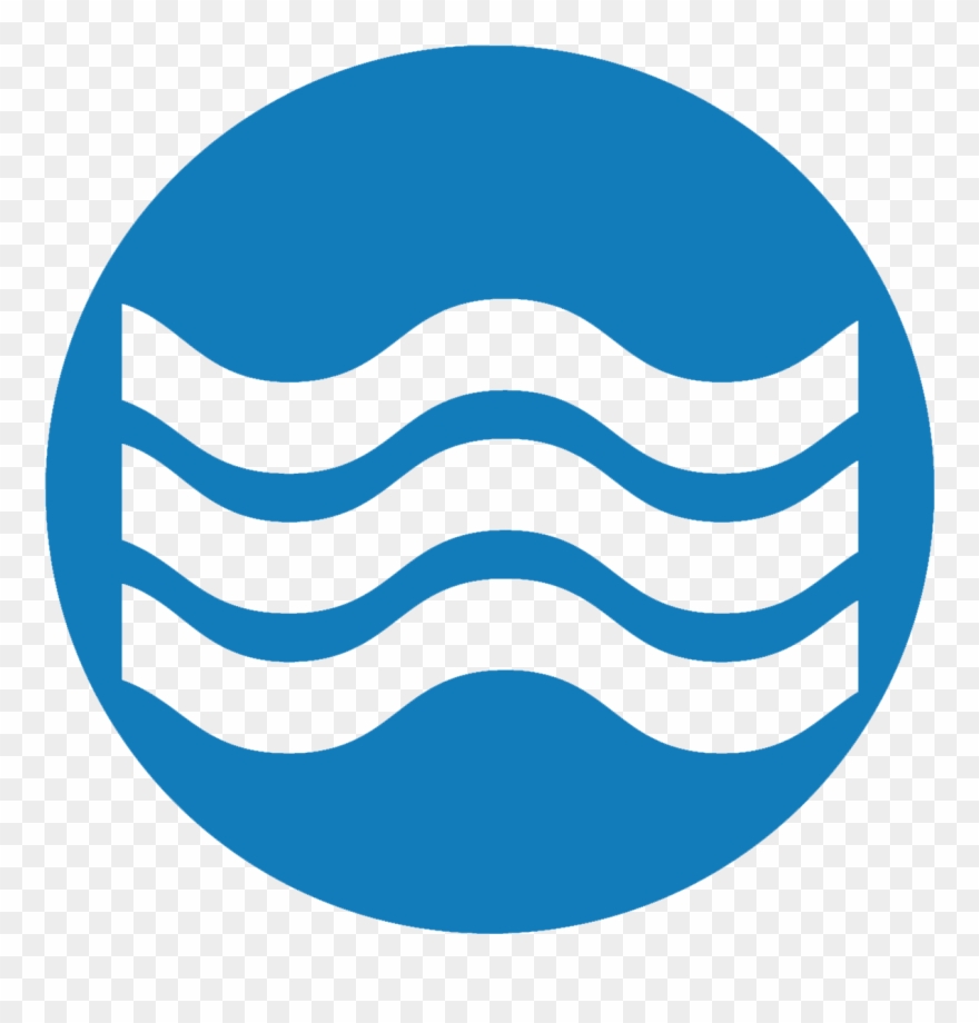 880x920 Wave Icon On Blue Background