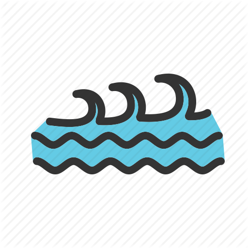 512x512 Blue, Ocean, Surf, Surfing, Water, Wave, Waves Icon