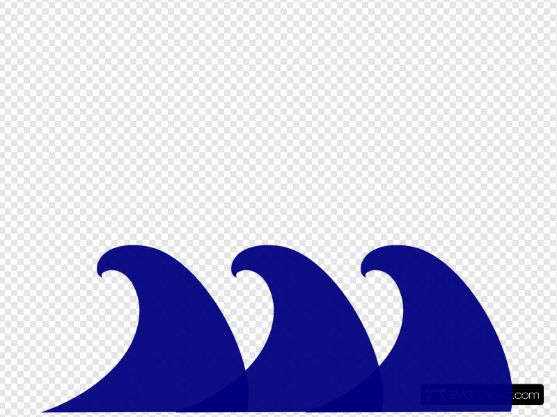 800x600 Blue Wave Clip Art, Icon