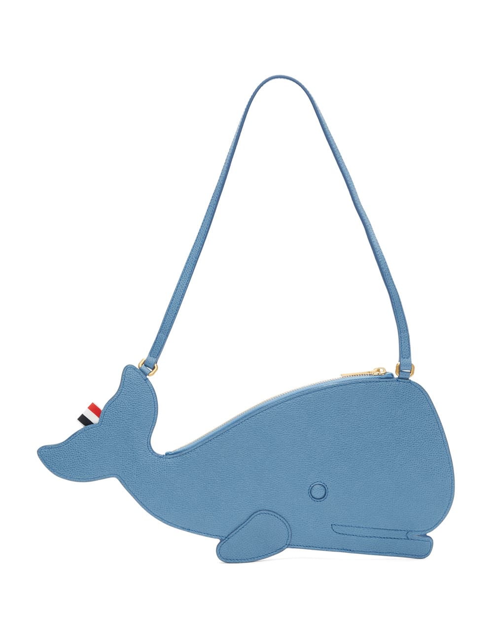 1000x1300 Thom Browne Blue Whale Icon Flat Clutch Bag Nomu