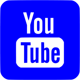 256x256 Blue Youtube Icon