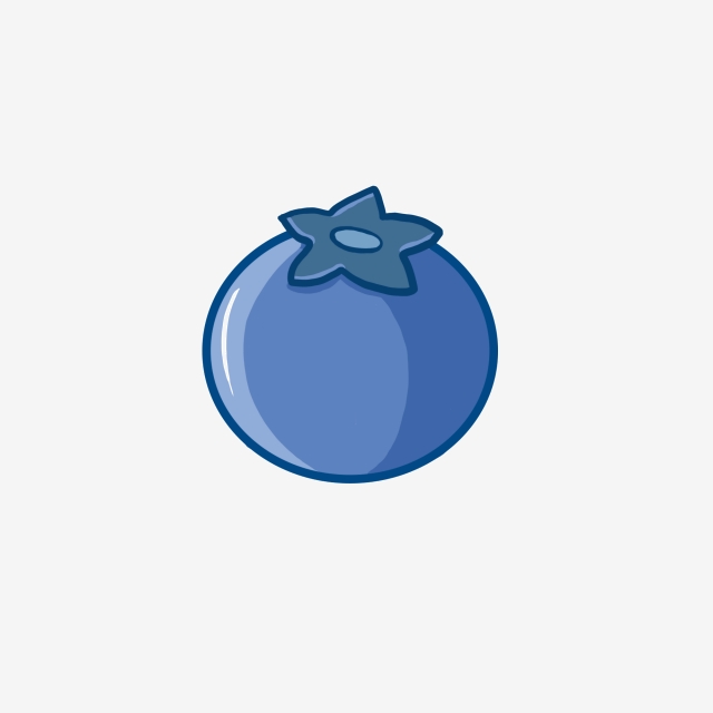 640x640 Single Blueberry Icon Element Png, Blueberry, Fruit, Food Png