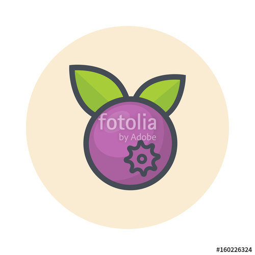500x500 Cartoon Blueberry Icon Stock Image And Royalty Free Vector
