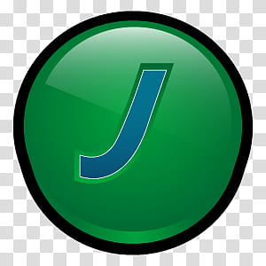 300x300 D Cartoon Icons Iii, Macromedia Jrun Mx, Green And Blue J Icon