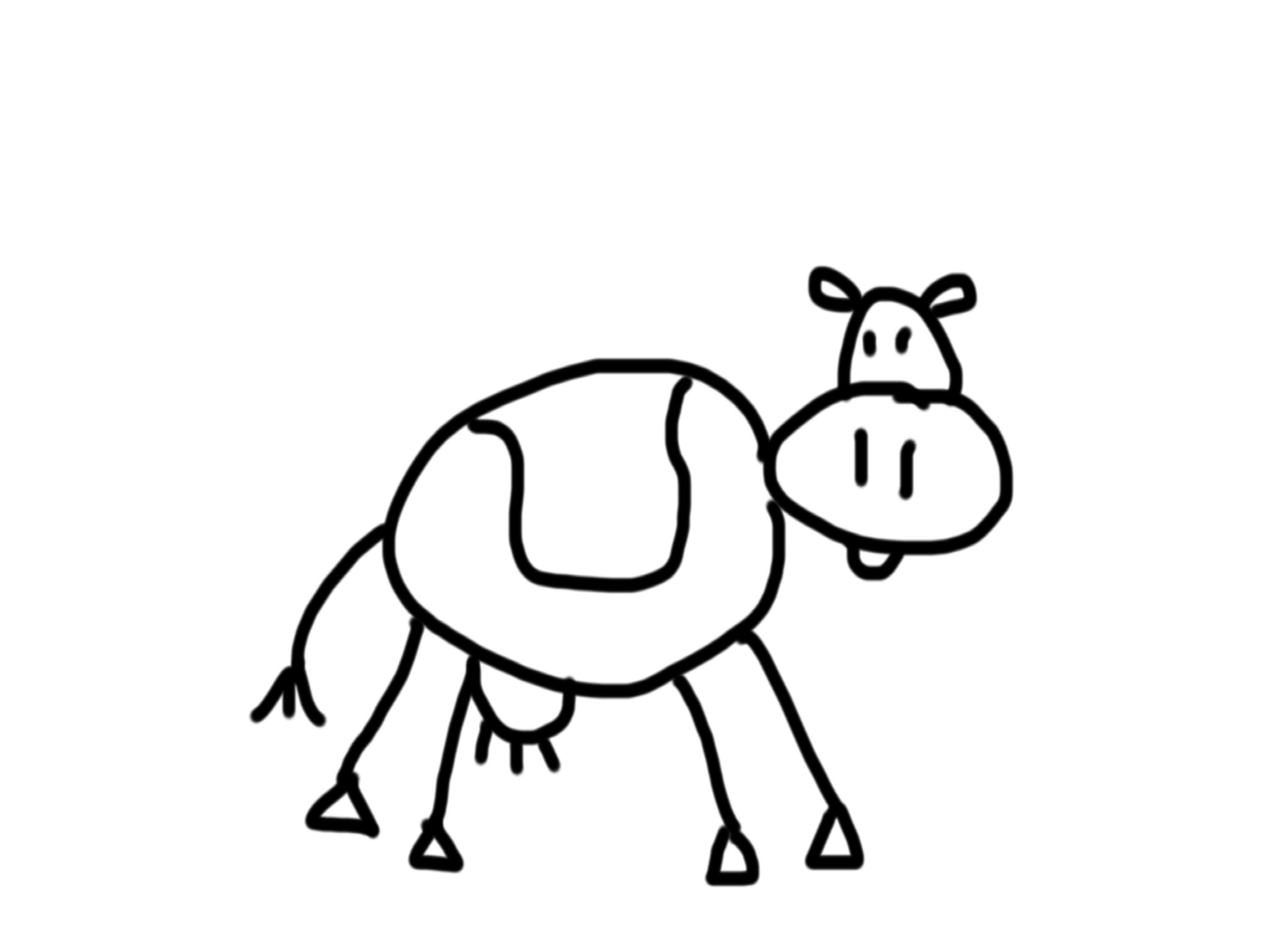 2048x1536 Steve From Blue's Clues Taught Me To Draw A Cow