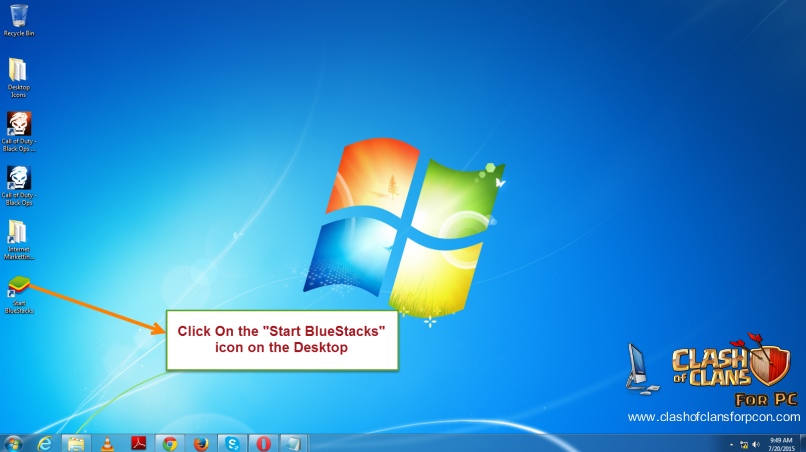 806x452 Click O Start Bluestacks Icon From Desktop