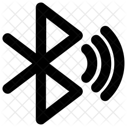 256x256 Bluetooth Icon Of Glyph Style