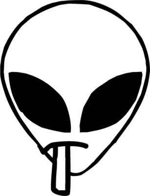 307x400 Blunt Png Alien With Blunt