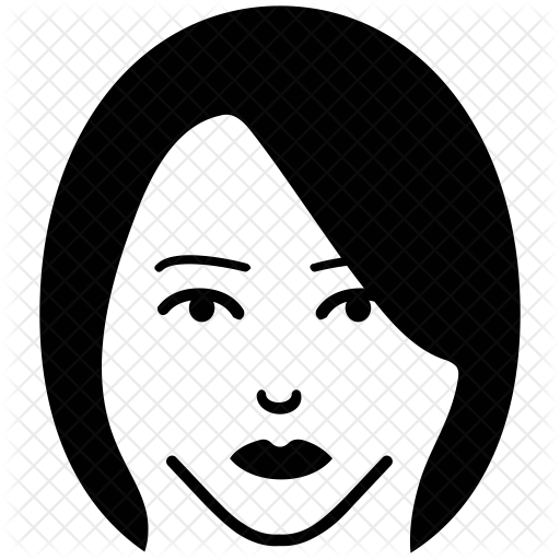 512x512 Woman Icon Of Glyph Style