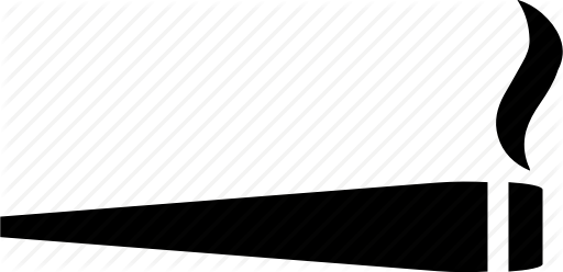 512x248 Blunt, Cannabis, Joint, Marijuana, Smoke, Spliff, Weed Icon