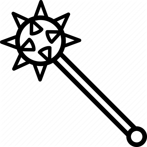 512x512 Blunt, Club, Mace, Spike, Spiked, Virge, Weapon Icon