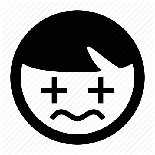 512x512 Blur, Emoji, Emoticons, Tired, Unsure Icon