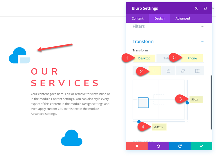 880x639 How To Style Blurb Icons As Design Accents For Content In Divi Ehost