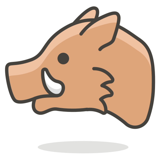 512x512 Boar Icon Free Of Free Vector Emoji