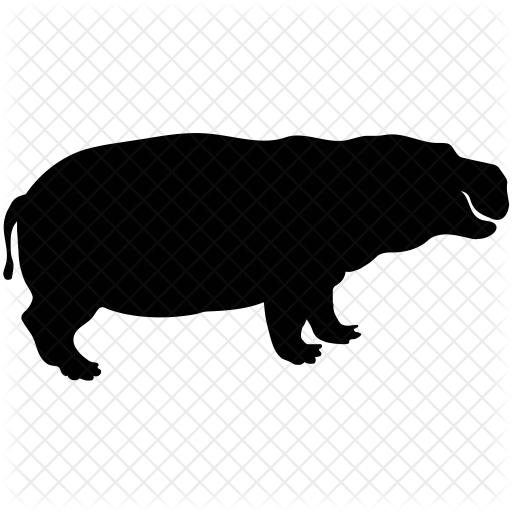 512x512 Wild Boar Icon Of Glyph Style