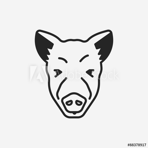500x500 Animal Wild Boar Icon