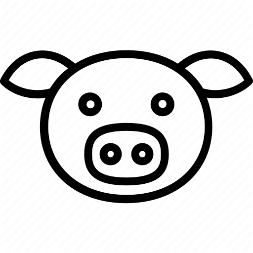 512x512 Animal, Mammal, Pig, Tapir, Wild Boar Icon Icon