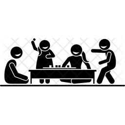 256x256 Board Game Icon Of Glyph Style