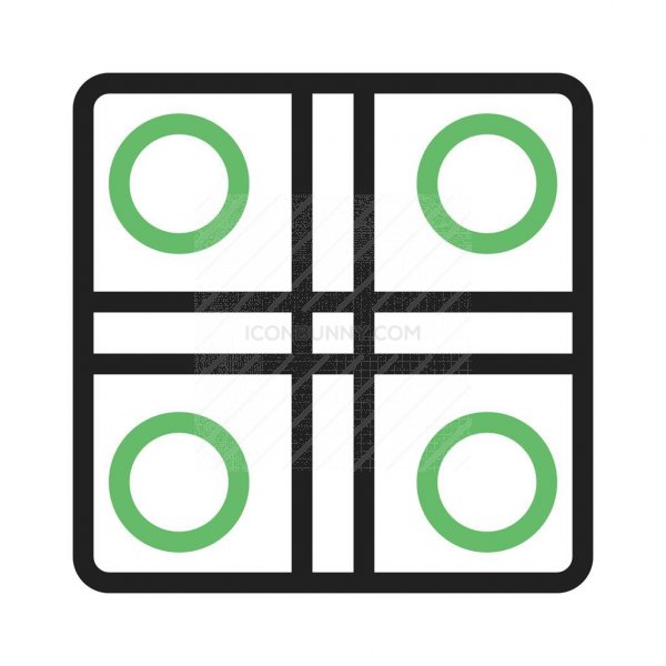 600x600 Board Game Line Green Black Icon