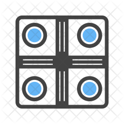 256x256 Board Game Icon Of Flat Style