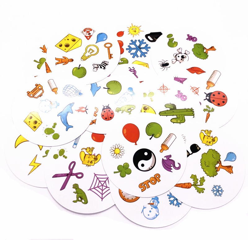 800x773 Paper Dobble Family Party Entertainment Spot Board Game Icon Match