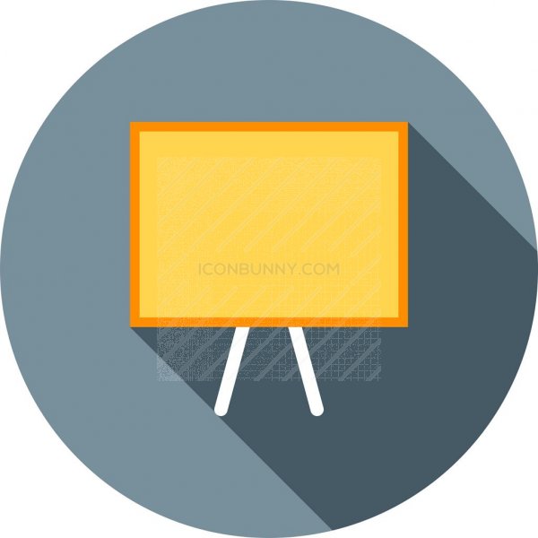 600x600 Office Board Flat Shadowed Icon