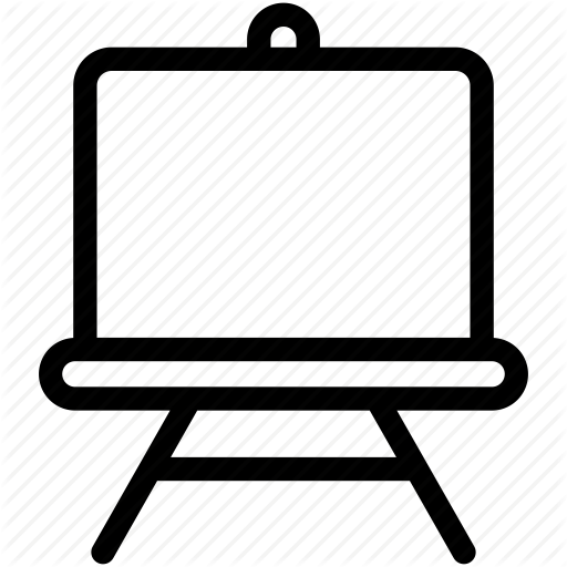 512x512 Blackboard, Board, Icon, White Icon