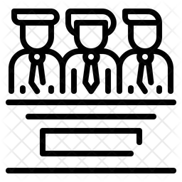 256x256 Board Meeting Icon Of Line Style