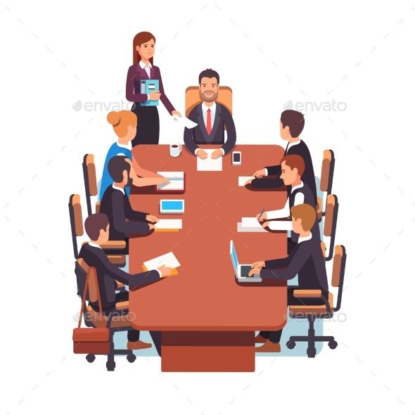 Board Meeting Icon At Vectorified.com | Collection Of Board Meeting ...