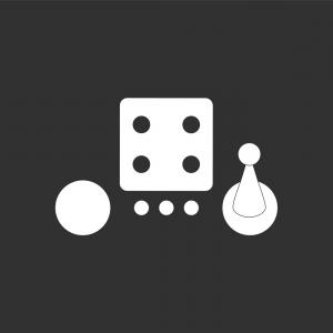 300x300 Board Game Icon Simple Filled Vector Hoodamathrun