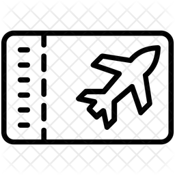 256x256 Boarding Pass Icon Of Line Style