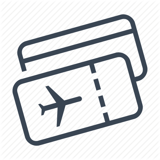 512x512 Boarding, Pass, Plane, Ticket Icon