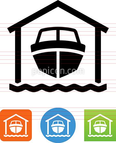 400x493 Boat In Drydock Icon