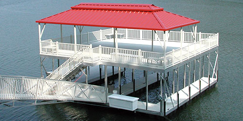 500x250 Floating Docks Icon Flotation Systems Aluminum Boat Docks